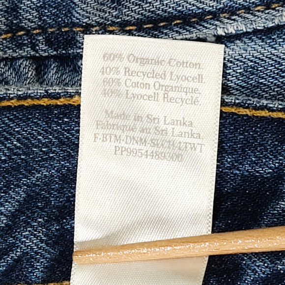 NWOT Everlane The Summer Slouch Button Fly Crop Jeans Sz. 27x25 Tularosa Blue - Picture 11 of 14